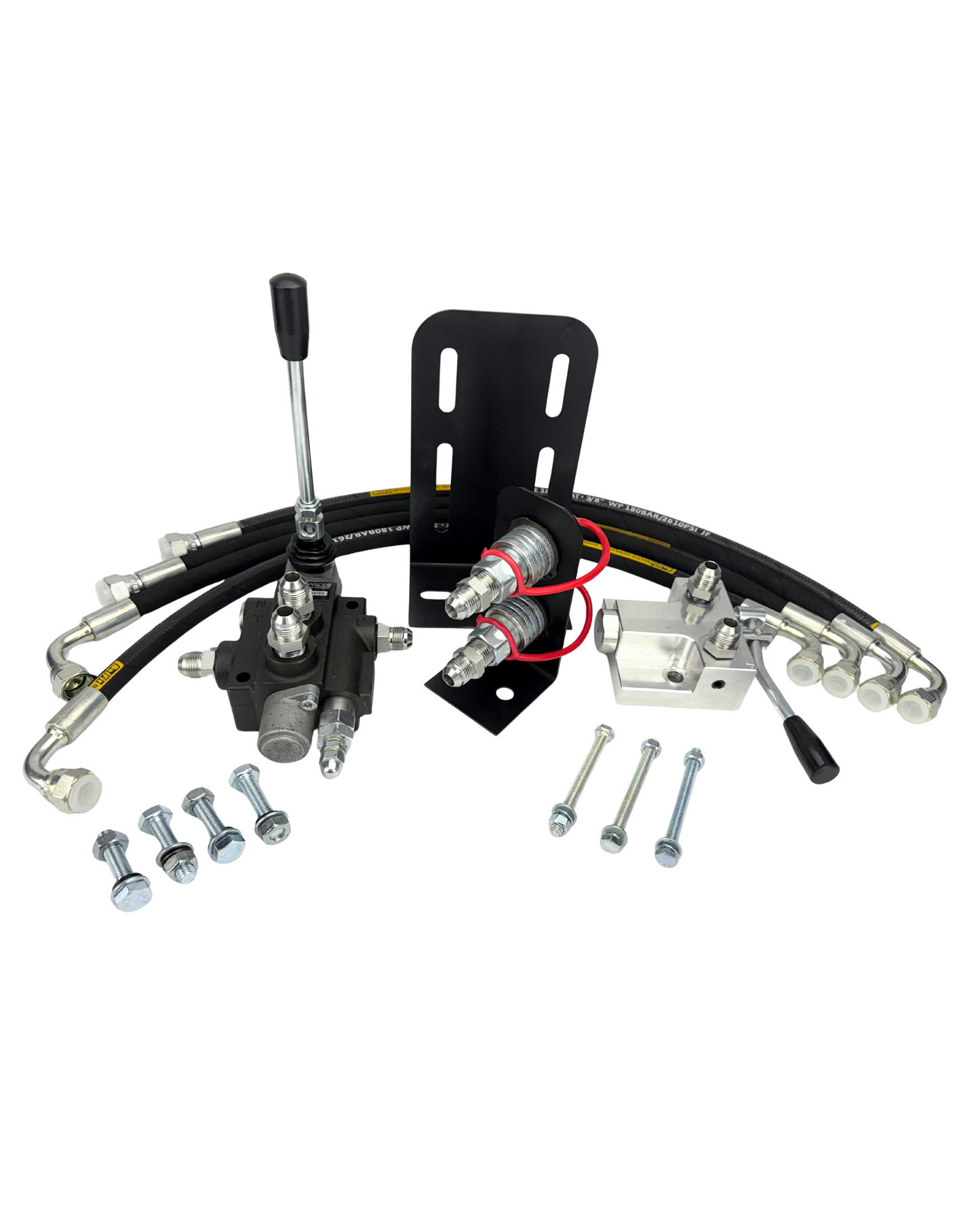 KIT COMANDO HIDRÁULICO SIMPLES MASSEY FERGUSON COM CONTROLE REMOTO