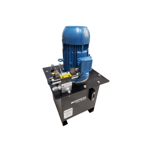 UNIDADE HIDRÁULICA 70L - 1 SECÇÃO/TN6 24v - MOTOR 5CV - BOMBA 8CM³