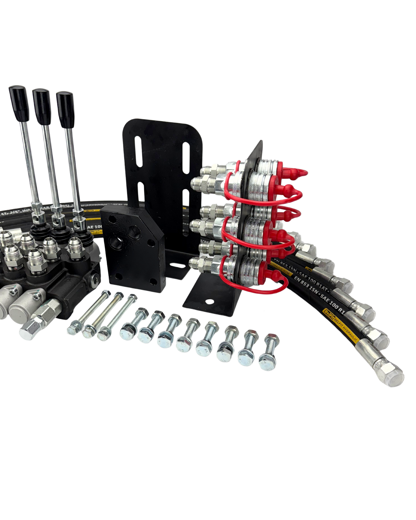 KIT COMANDO HIDRÁULICO SIMPLES VALMET COM CONTROLE REMOTO