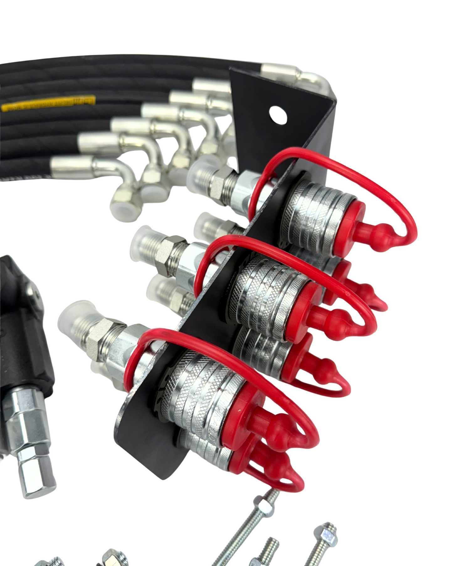 KIT COMANDO HIDRÁULICO TRIPLO VALMET COM CONTROLE REMOTO