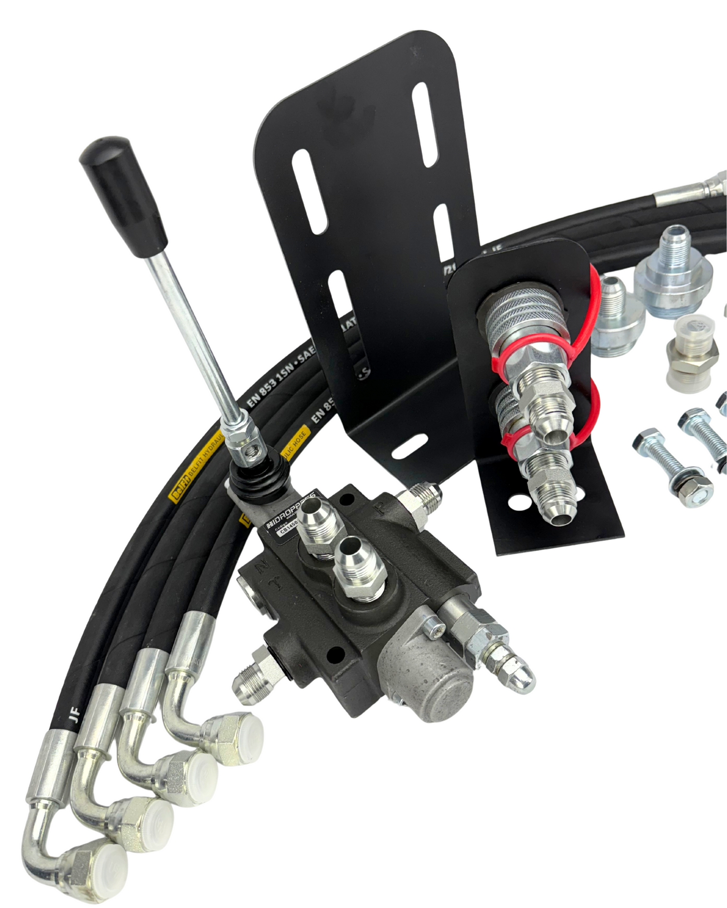 KIT COMANDO HIDRÁULICO SIMPLES FORD COM CONTROLE REMOTO