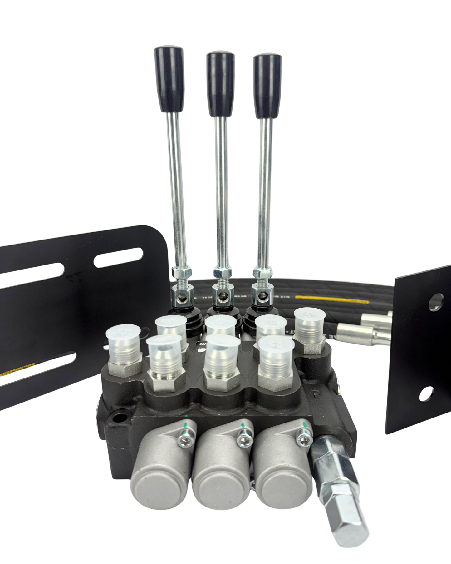 KIT COMANDO HIDRÁULICO TRIPLO VALMET COM CONTROLE REMOTO