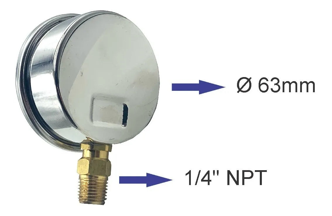 KIT MANÔMETRO 0 Á 300 BAR - INFERIOR