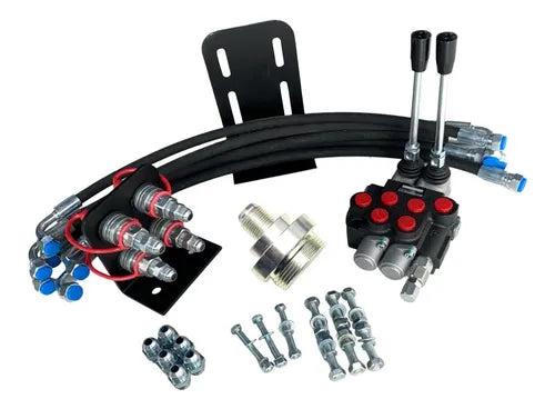KIT COMANDO HIDRÁULICO DUPLO FORD COM CONTROLE REMOTO