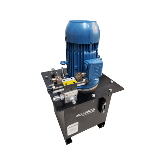 UNIDADE HIDRÁULICA 70L - 1 SECÇÃO/TN6 24v - MOTOR 5CV - BOMBA 8CM³
