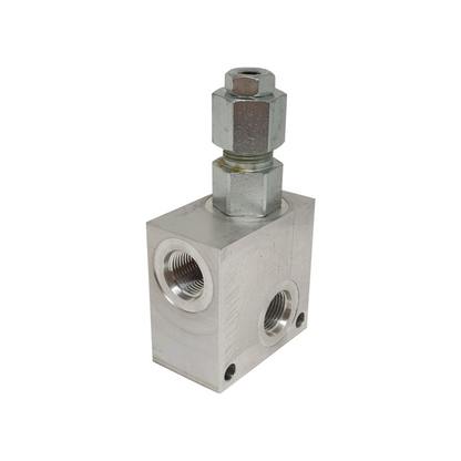 VÁLVULA DE ALIVIO EM LINHA - 90L  3/4'' UNF