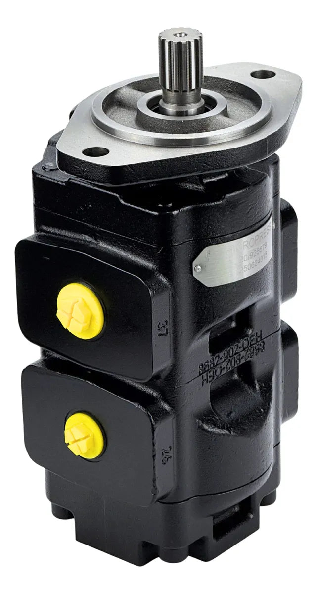 BOMBA HIDRÁULICA PRINCIPAL E DIREÇÃO JCB 4CX - 1 ENTRADA E 2 SAIDAS - 20925579