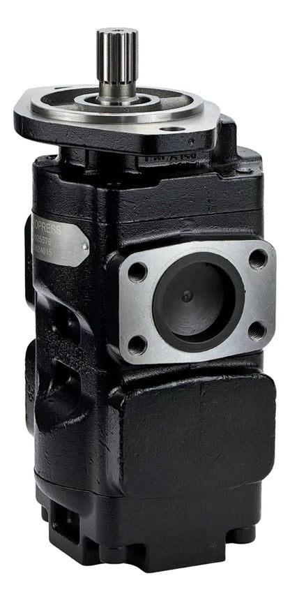 BOMBA HIDRÁULICA PRINCIPAL E DIREÇÃO JCB 4CX - 1 ENTRADA E 2 SAIDAS - 20925579