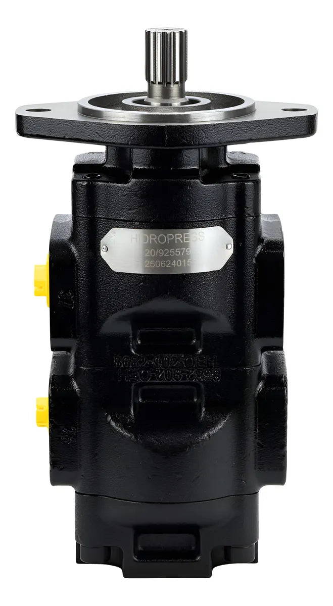 BOMBA HIDRÁULICA PRINCIPAL E DIREÇÃO JCB 4CX - 1 ENTRADA E 2 SAIDAS - 20925579