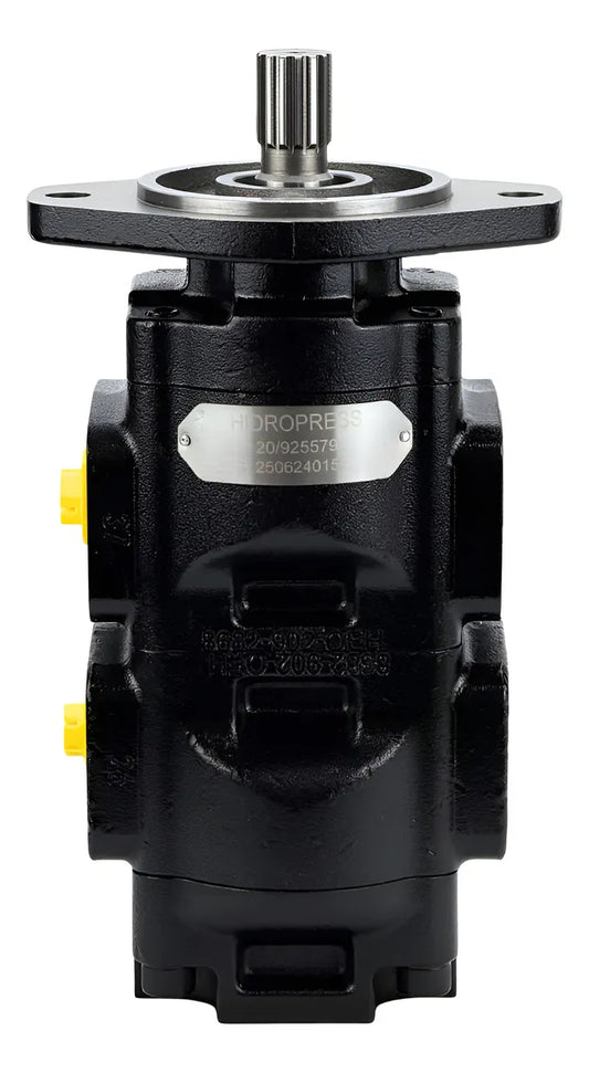 BOMBA HIDRÁULICA PRINCIPAL E DIREÇÃO JCB 4CX - 1 ENTRADA E 2 SAIDAS - 20925579