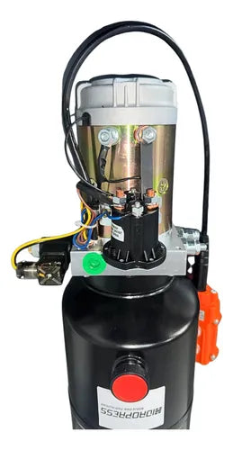 CENTRAL HIDRÁULICA SIMPLES AÇÃO – BBA 2,1CC – MOTOR DC 12V – 2500W – TANQUE 8L