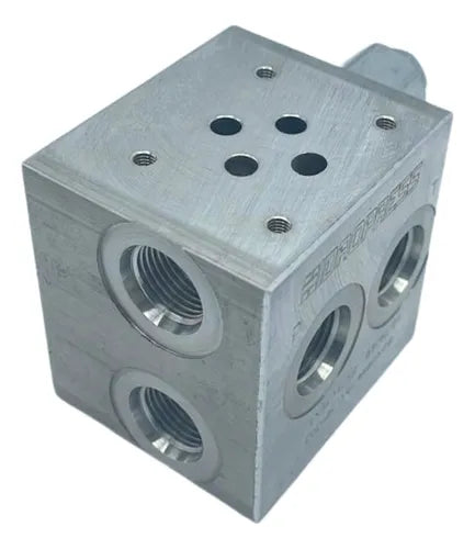 BLOCO MANIFOLD TN6  - TN6-01-AS - COM VALVULA