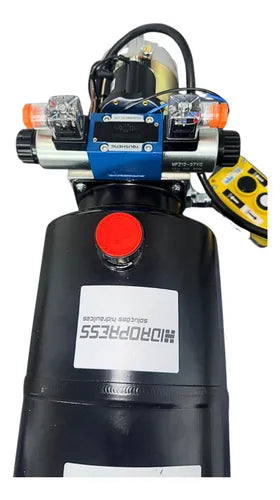 CENTRAL HIDRÁULICA DUPLA AÇÃO – BBA 2,1CC – MOTOR DC 12V – 2500W – TANQUE 8L