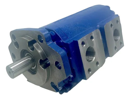 BOMBA HIDRÁULICA CARREGADOR FLORESTAL  52+52 CM³ ALTA PRESSÃO ESTRIADA