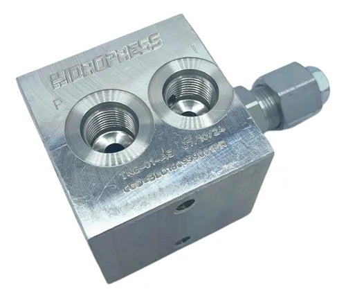 BLOCO MANIFOLD TN6  - TN6-01-AS - COM VALVULA