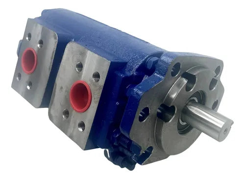 BOMBA HIDRÁULICA CARREGADOR FLORESTAL  52+52 CM³ ALTA PRESSÃO ESTRIADA