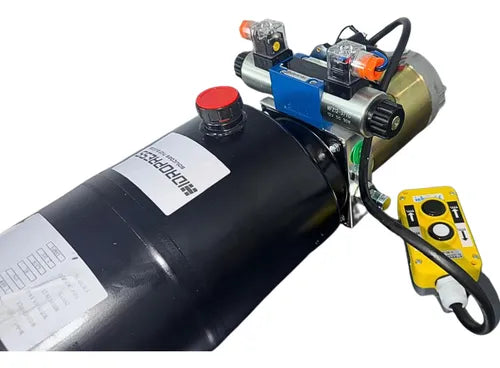 CENTRAL HIDRÁULICA DUPLA AÇÃO – BBA 2,1CC – MOTOR DC 12V – 2500W – TANQUE 8L