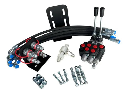 KIT COMANDO HIDRÁULICO DUPLO VALMET COM CONTROLE REMOTO