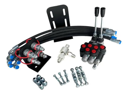 KIT COMANDO HIDRÁULICO DUPLO VALMET COM CONTROLE REMOTO